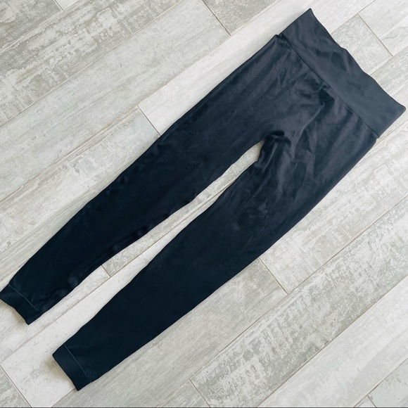 Heattech x WalkPOP Black Elastic Classic Sport Leggings Tights Pantyhose 1X - Picture 4 of 17